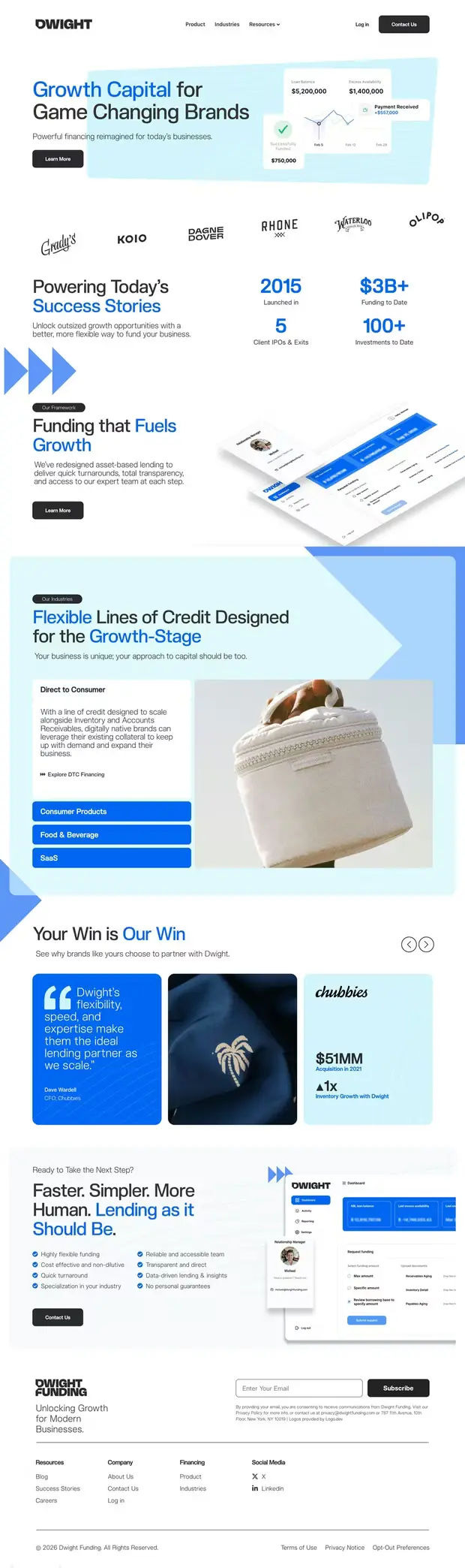 Dwight Funding website by Proxy